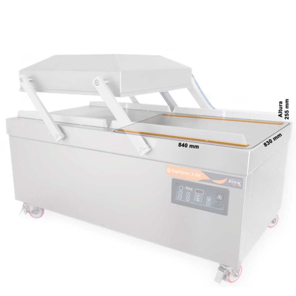 Seladora de Câmara Dupla Duplavac Inox 2-84